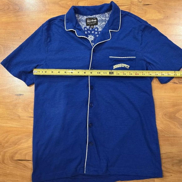 Dogg Supply by Snoop Dogg Men's Notch Collar Shirt Pajama Medium - Picture 3 of 6